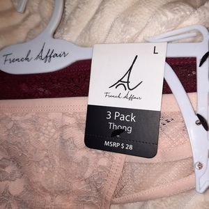 **2pk** French Affair Thong L